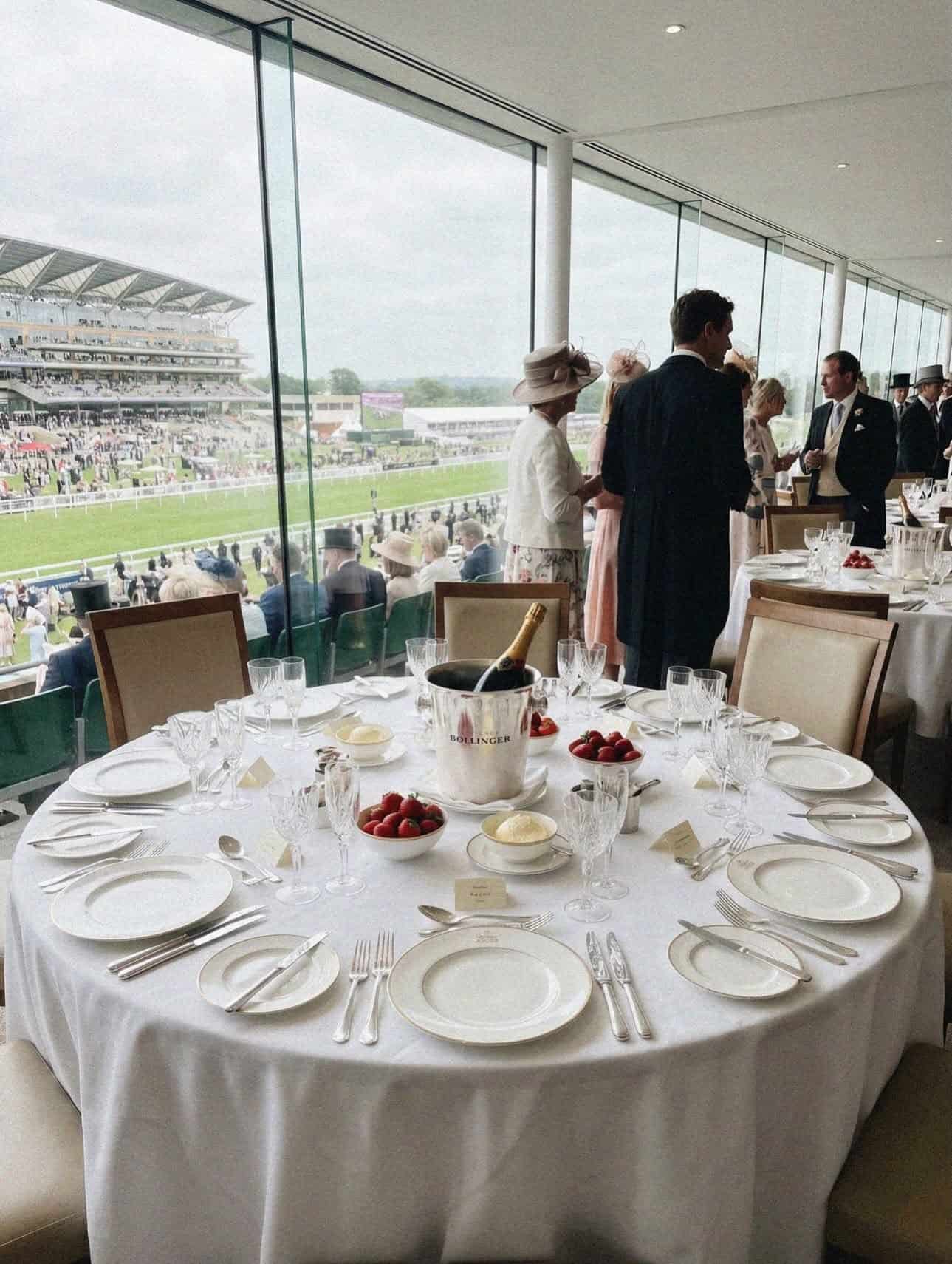 Dining at Royal Ascot