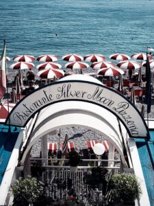 Silver Moon Restaurant and beach club in Amalfi Italy