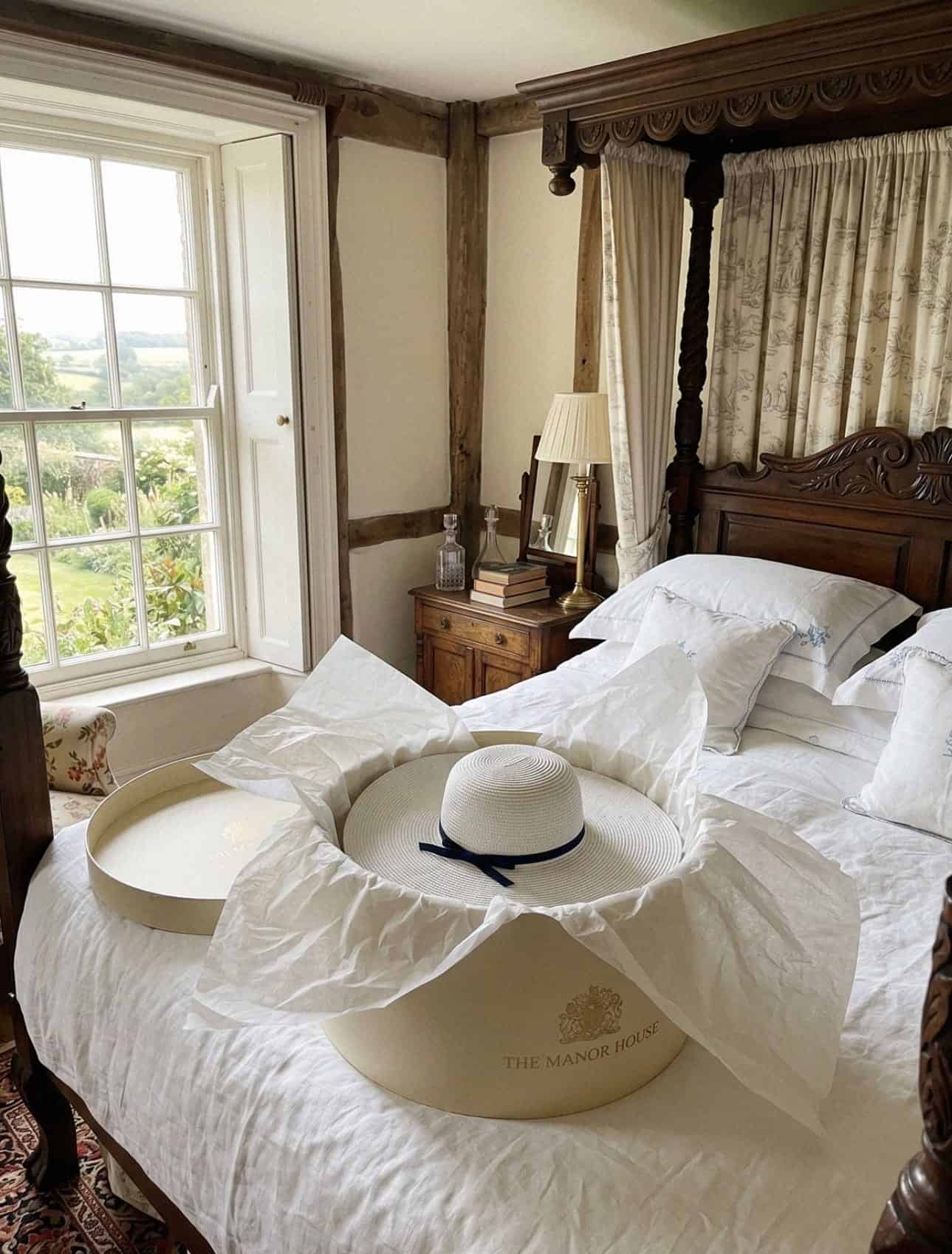 A white hat from the Manor house.