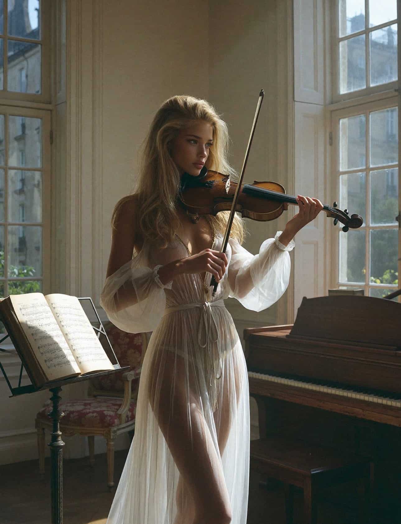 Victoria Van Der Berg, violin.
