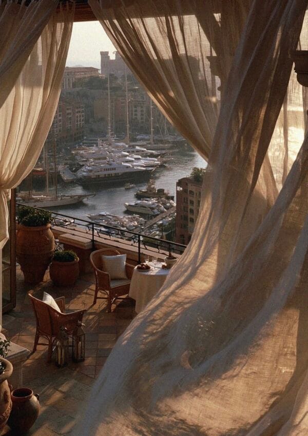 Monaco Grand Prix Harbor view.
