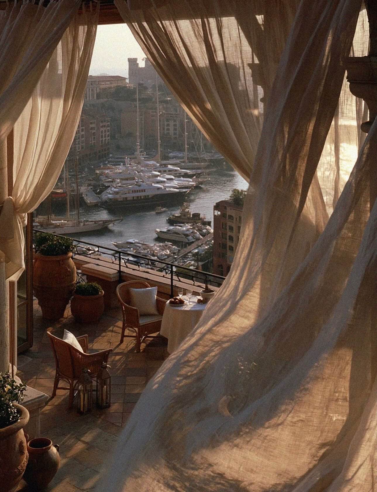 Monaco Grand Prix Harbor view.