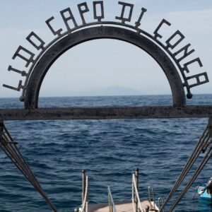 lido-capo-di-conca-beach-sign