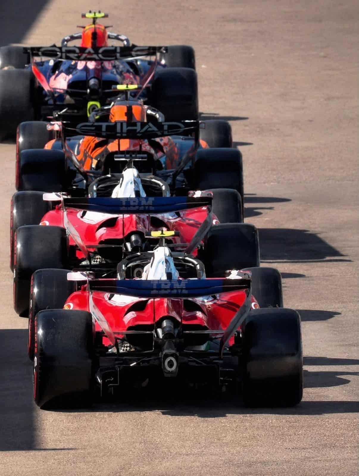 Formula 1 cars on track at the Circuit de Monaco