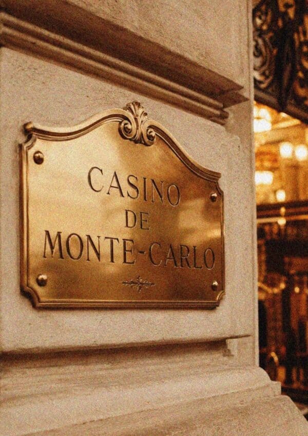Victoria Van Der Berg outside the Casino de Monte-Carlo during the Monaco Grand Prix