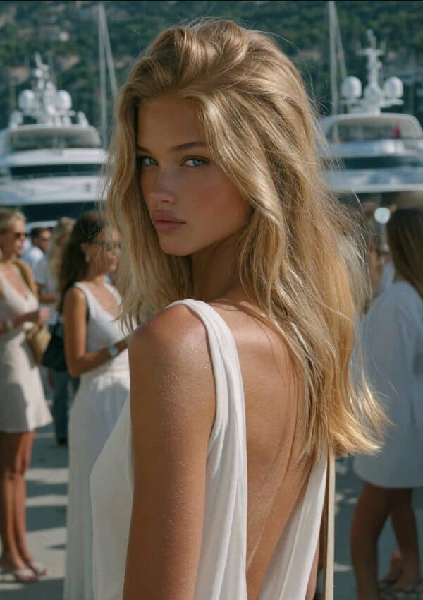 Victoria Van Der Berg at the Monaco Grand Prix in Monte Carlo