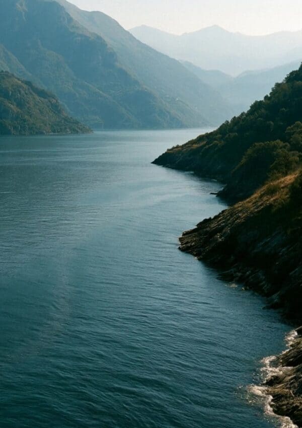 A view across the water, Lake Como