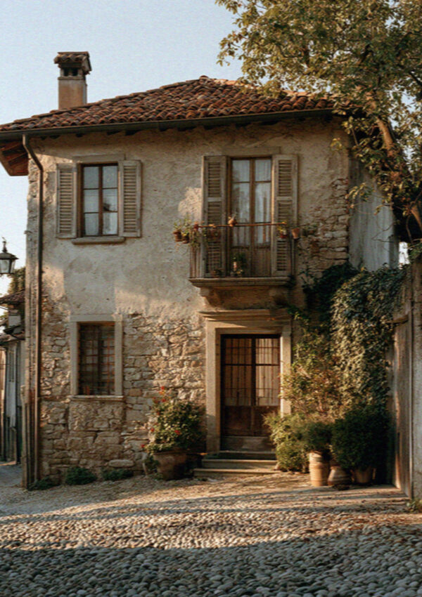 A humble old stone house in Borgo Canale Bergamo