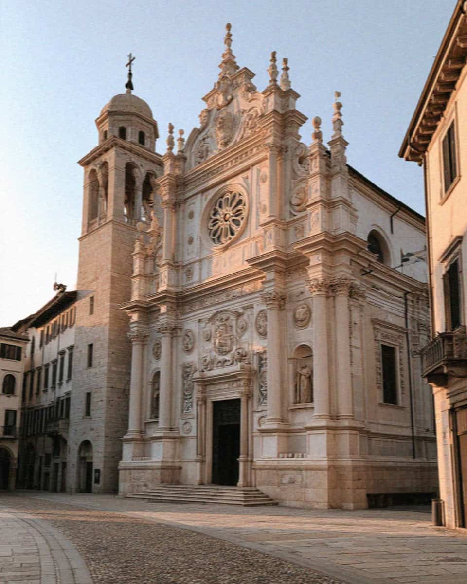 The cappella colleoni in Bergamo, Italy