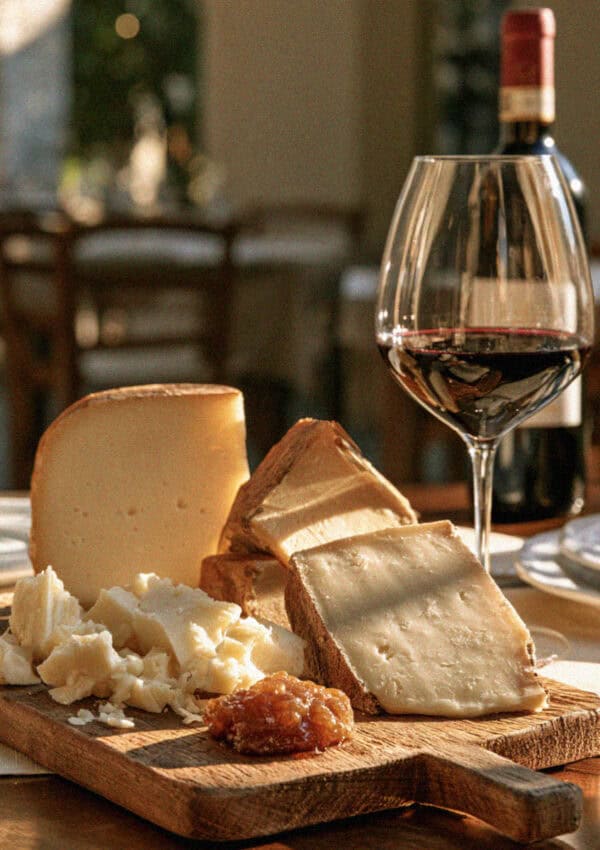 The cheese board in Bergamo, Italy