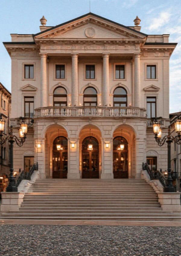 The teatro donizetti in Bergamo, Italy