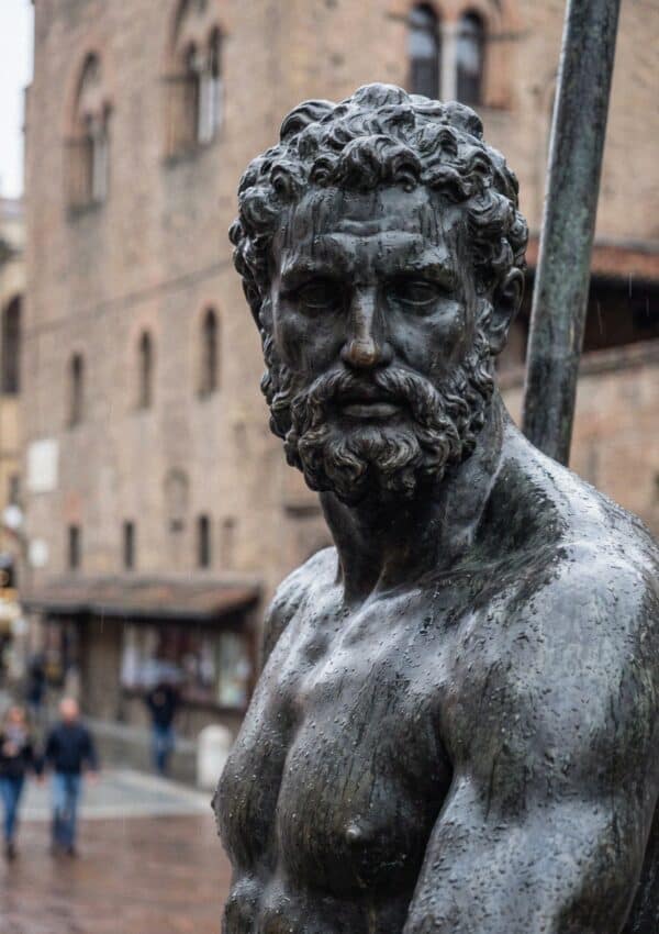 The Fountain of Neptune in Bologna