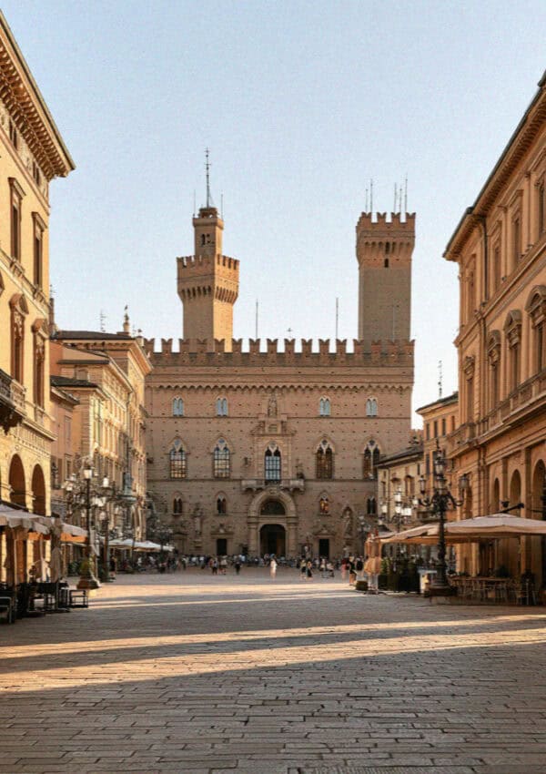 Piazza Maggiore in the heart of Bologna