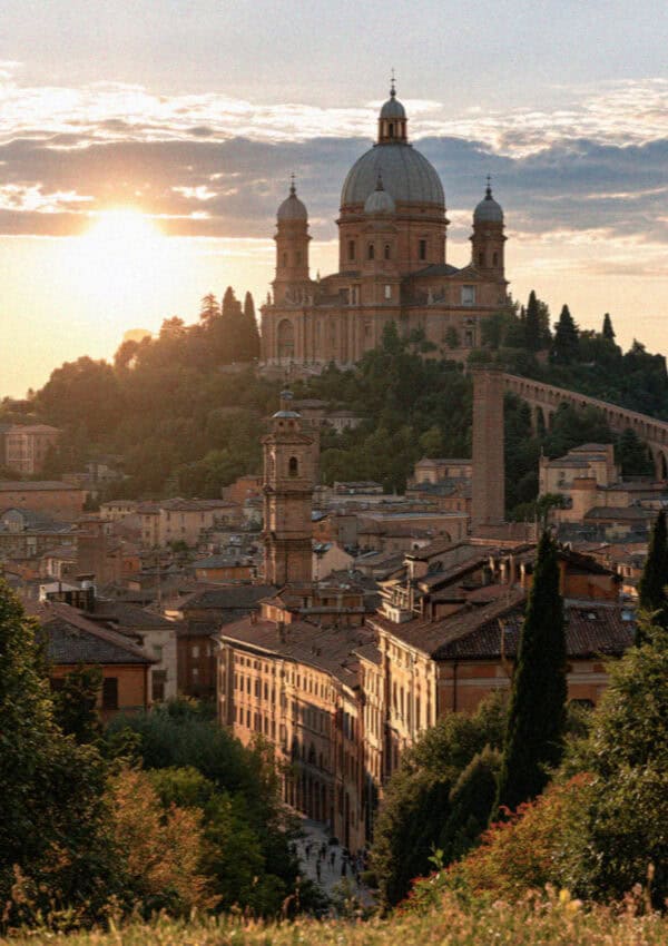 The Sanctuary of the Madonna di San Luca above Bologna