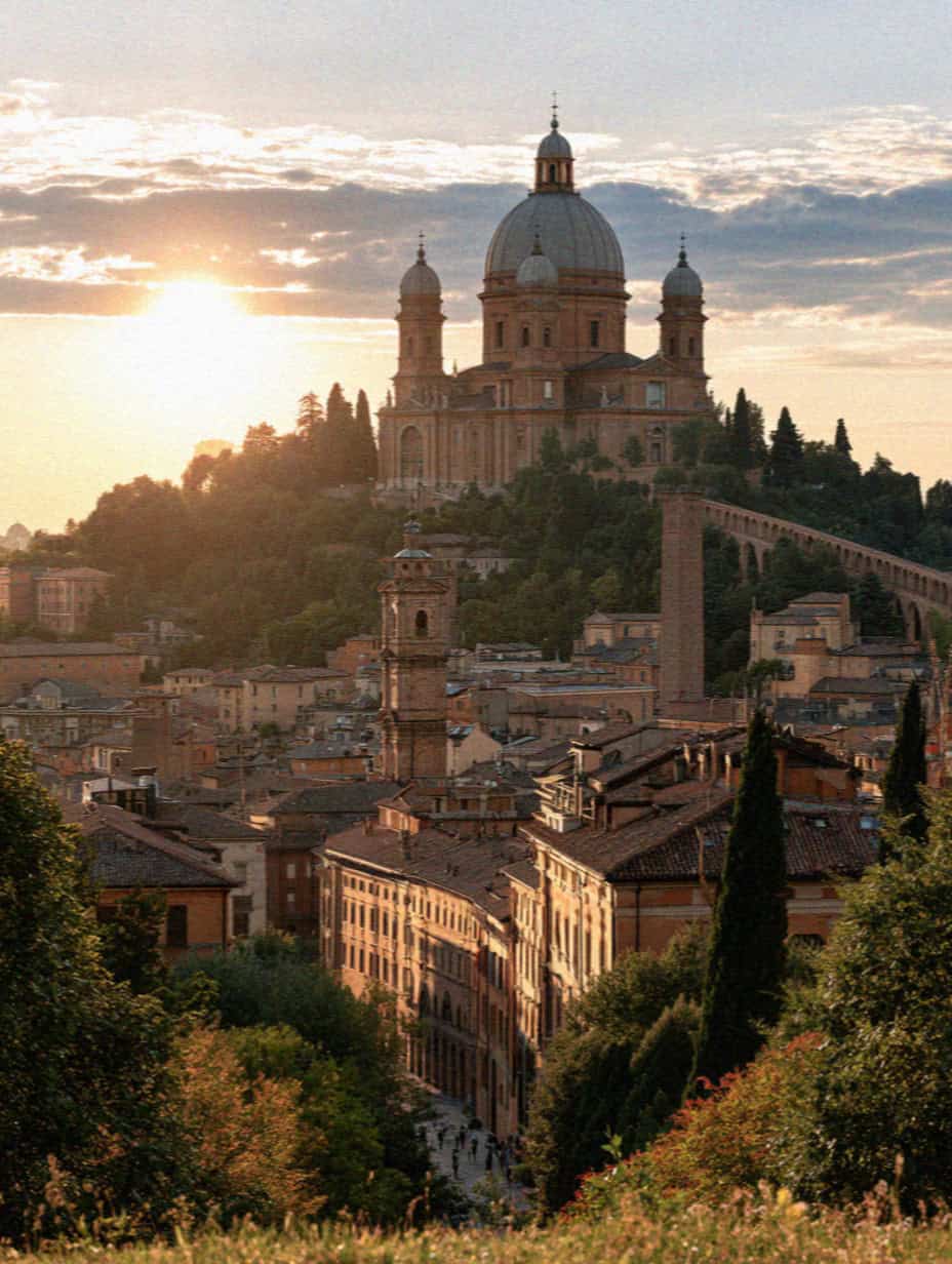 The Sanctuary of the Madonna di San Luca above Bologna