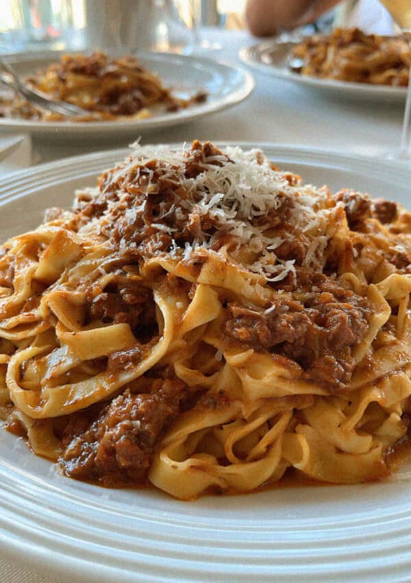 Tagliatelle al ragu, the classic pasta of Bologna