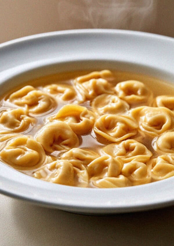 Tortellini in brodo, a Bologna specialty