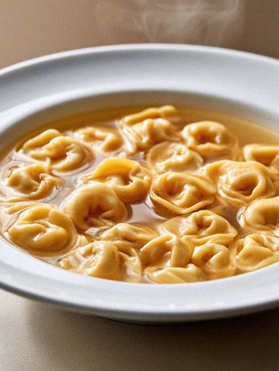 Tortellini in brodo, a Bologna specialty
