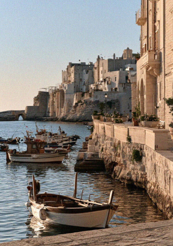 The island old town and harbour at Gallipoli, a day trip from Lecce