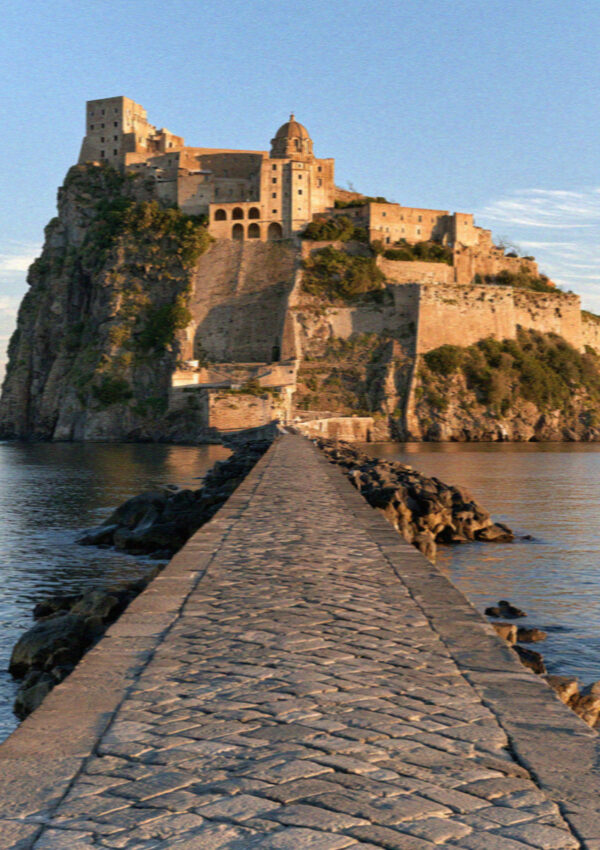 Castello Aragonese Causeway on the island of Ischia in the Bay of Naples