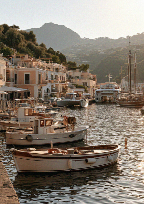 Ponte Harbour on the island of Ischia in the Bay of Naples