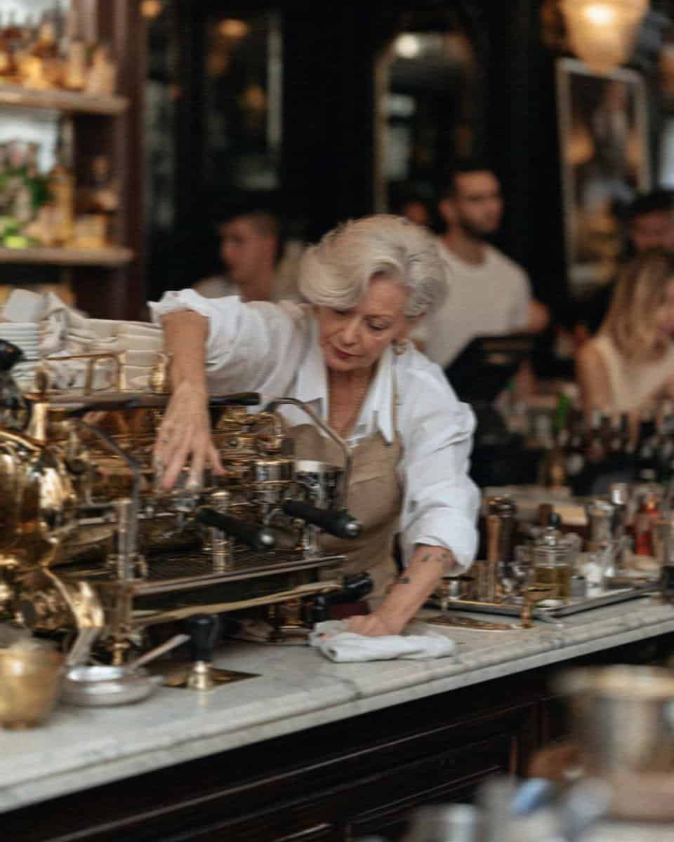 Milan Barista Brass Rail