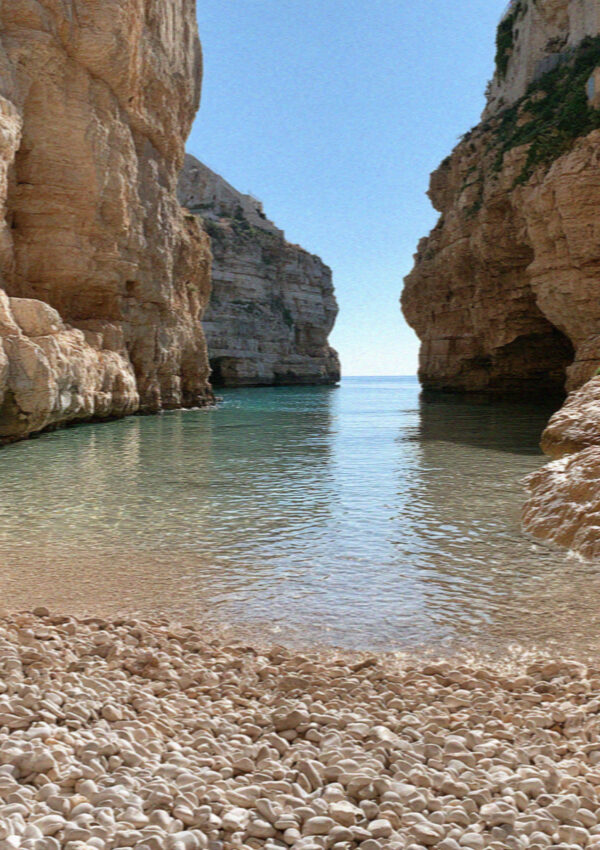 The rocky inlets at Cala Paura, Polignano a Mare