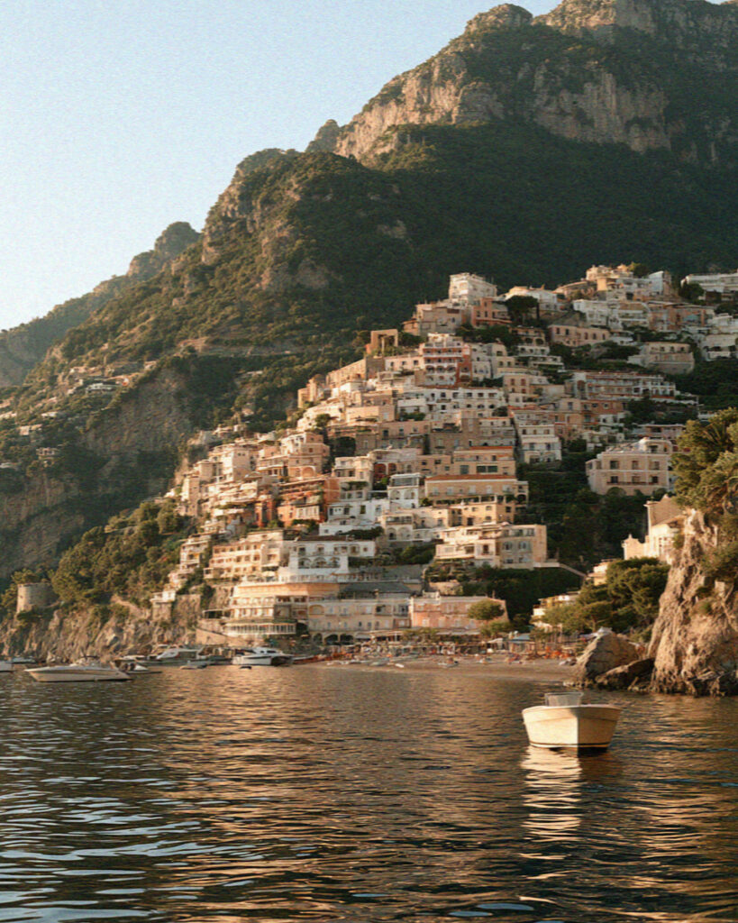 Positano from the sea