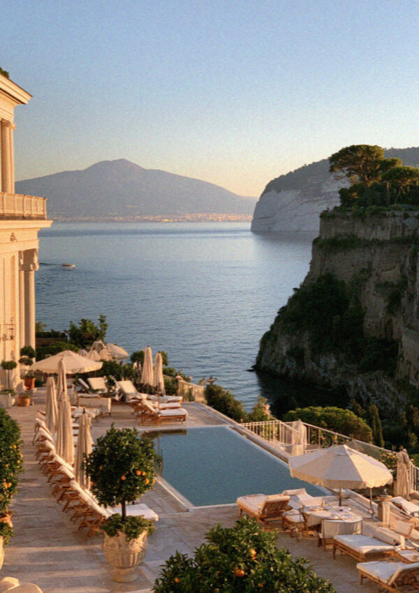 Sorrento grand hotel terrace view