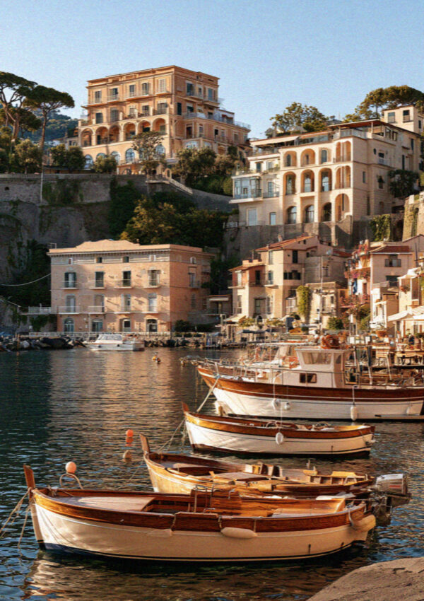 Sorrento marina grande colorful boats