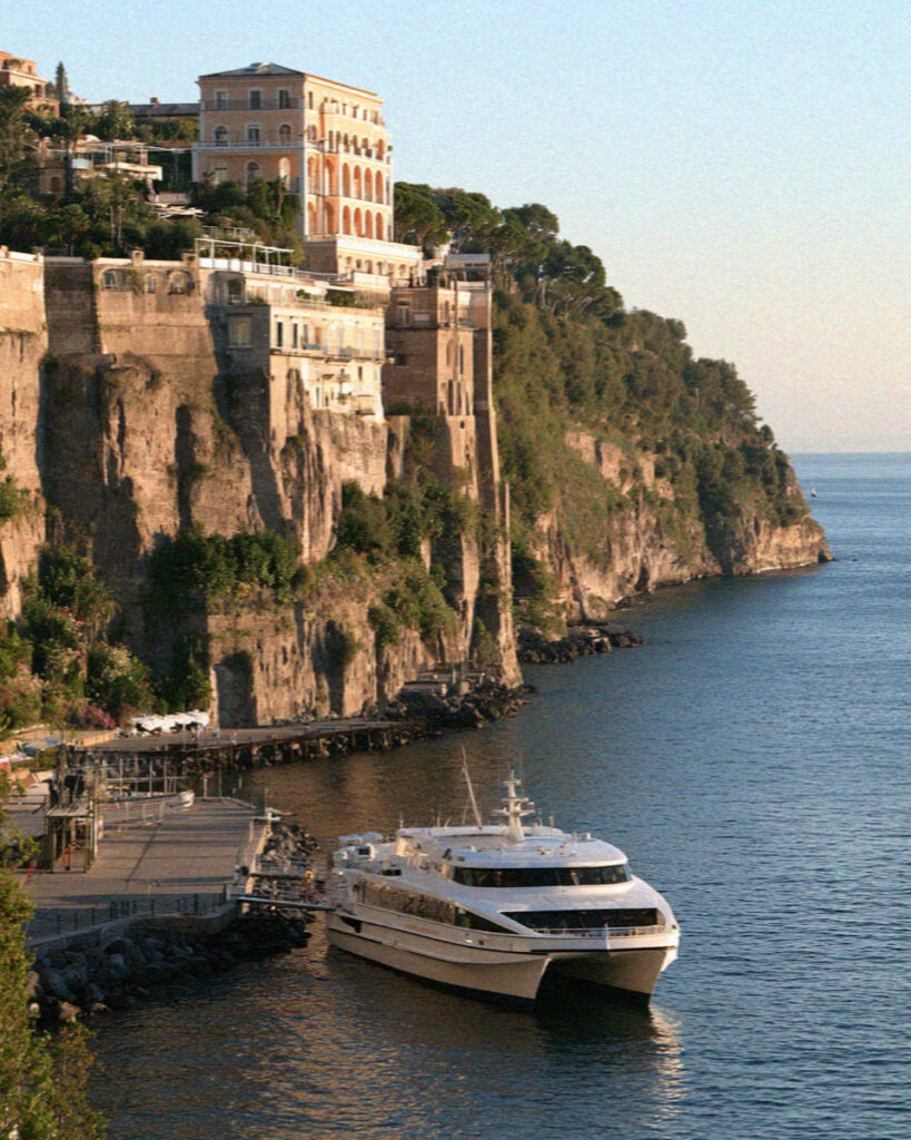 Sorrento marina piccola ferry port