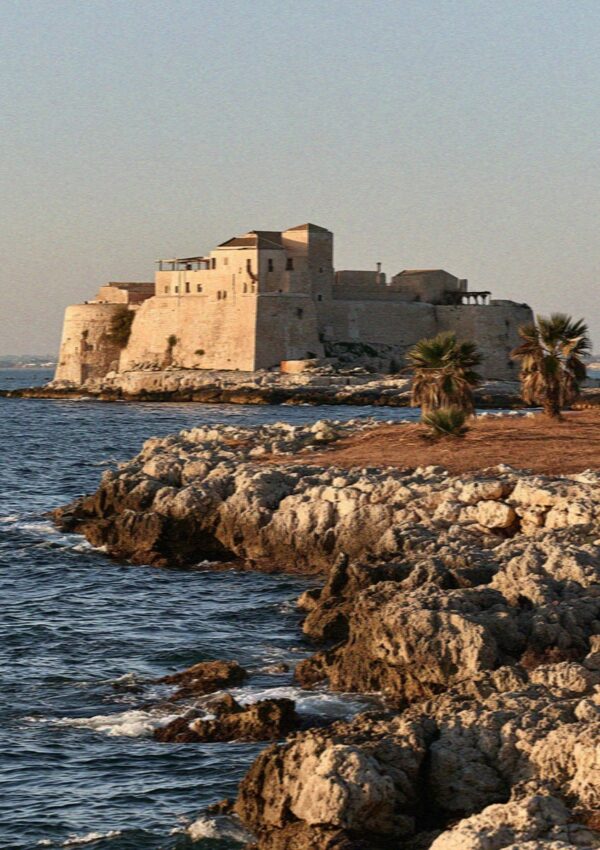 The fortress at the tip of Ortigia in Syracuse