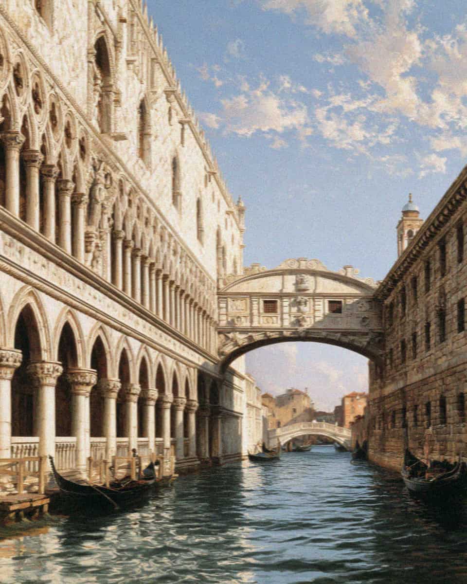 The Doge's Palace and the Bridge of Sighs, Venice