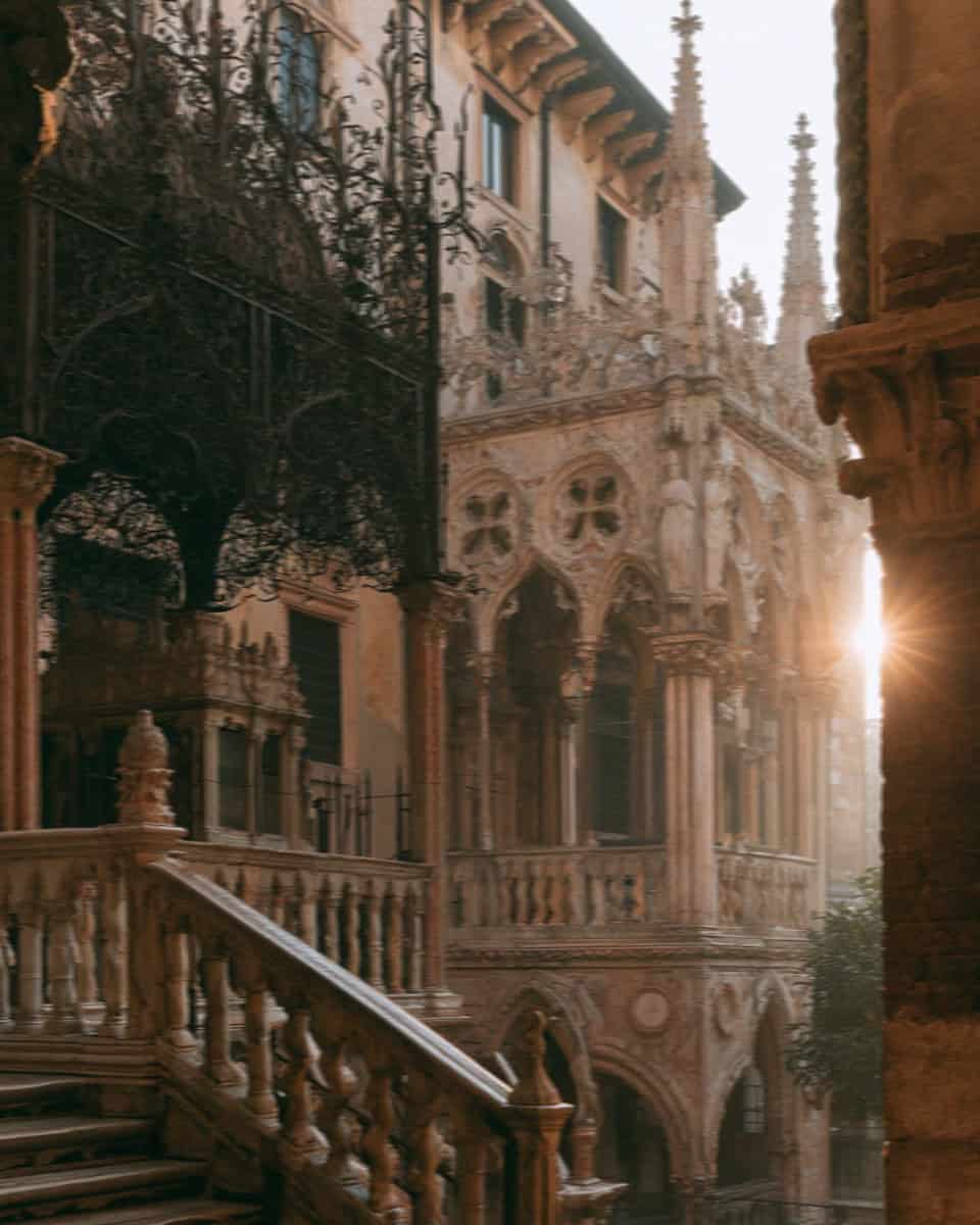 The Gothic Scaliger tombs, the Arche Scaligere, Verona