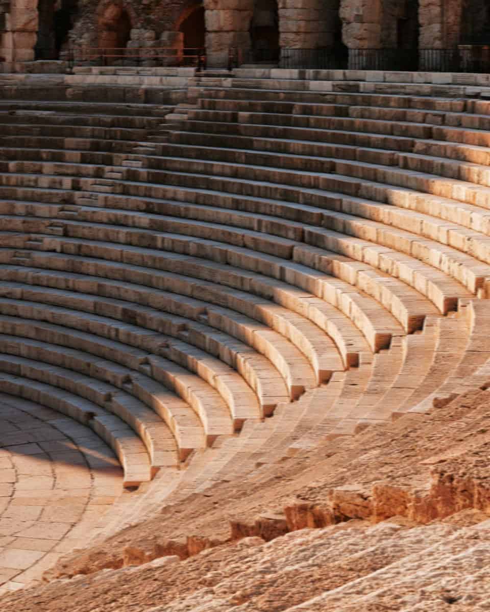 Inside the Roman Arena of Verona