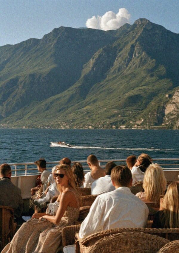 The Monte Baldo summit view over Lake Garda