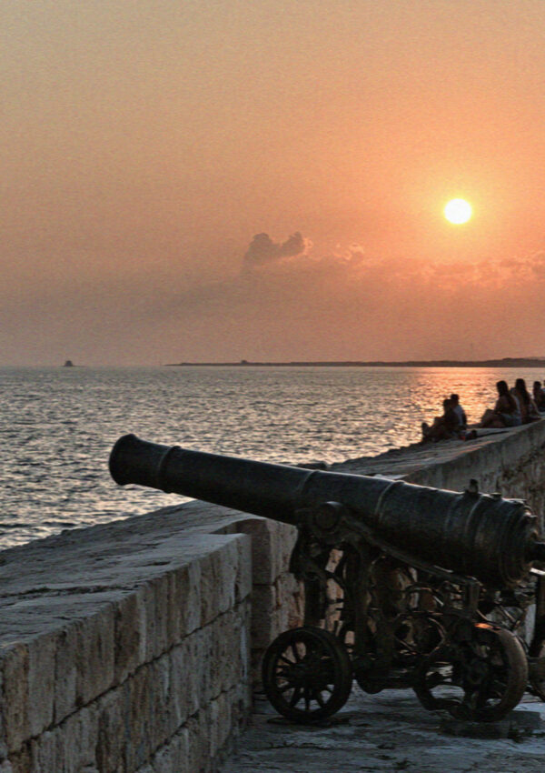 Sunset from the bastions at Alghero, Sardinia