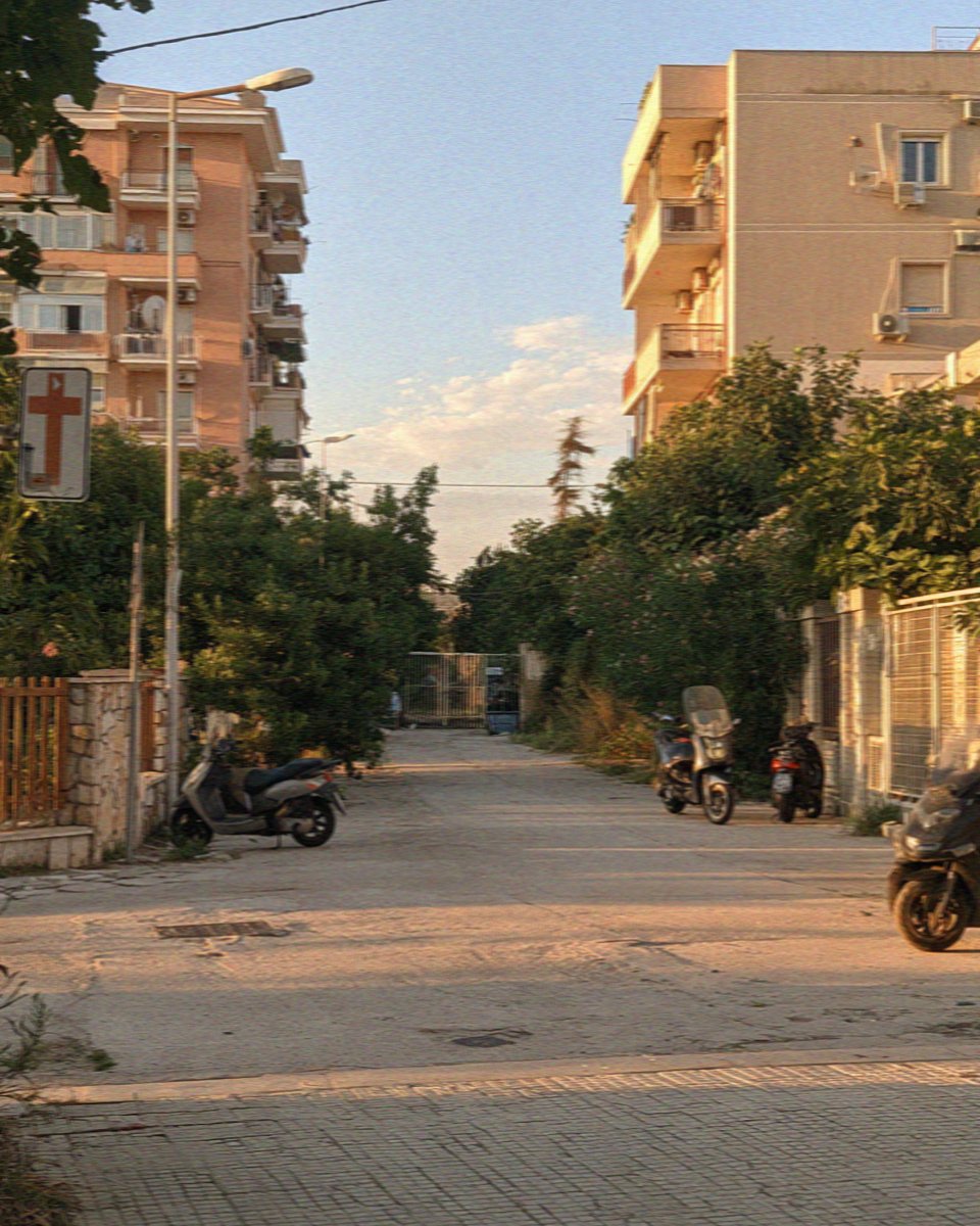 The ordinary suburban road that leads to the Molentargius park in Cagliari