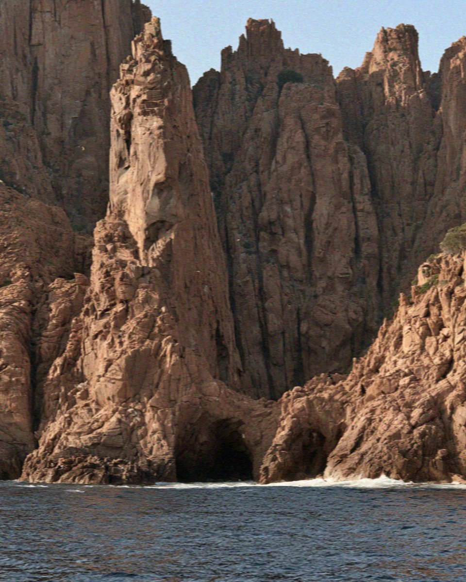The red rock and sea caves of the Scandola reserve in Corsica